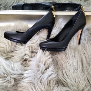 Michael Kors Black & gold high heels, pumps